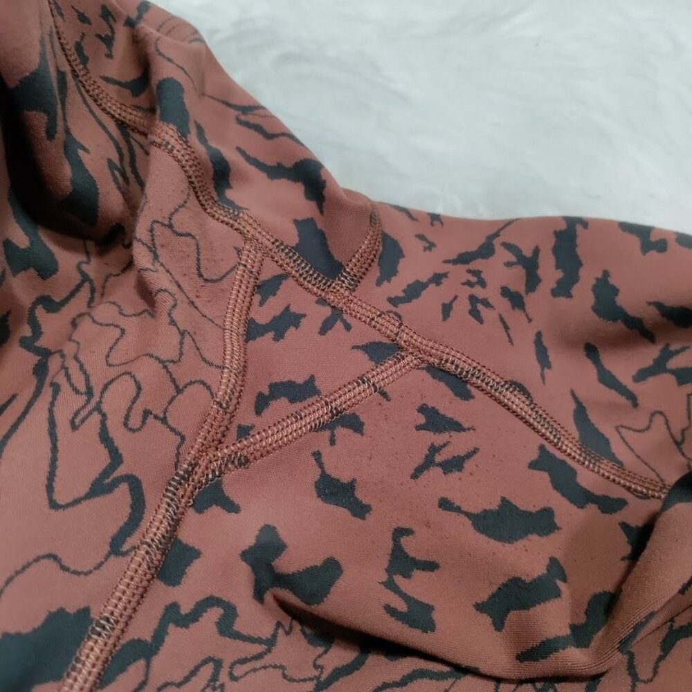 Lululemon Align Flared Bark Camo Pant Stretchy Comfy Workout Leggings - Picture 11 of 12